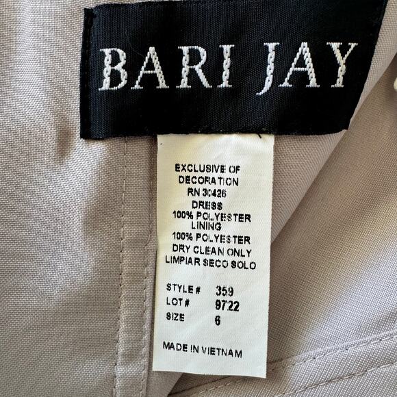 Bari Jay size 6 Lavender Sequin Beaded Mermaid Dress NWT Special Occasion - Picture 14 of 16